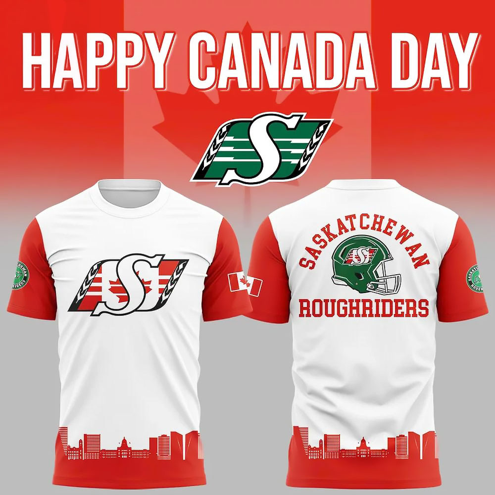 Saskatchewan Roughriders 2025 Canada Day Limited Edition T-Shirt Gift For Him