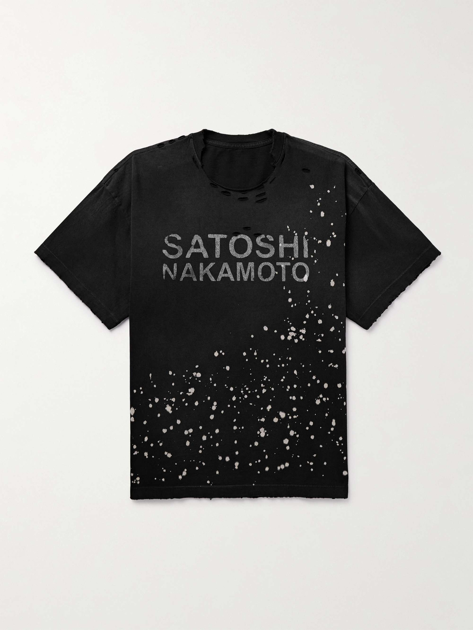 Satoshi Nakamoto Distressed T-Shirt Bitcoin Crypto Fan Merch Trending Shirt Best Gift For Crypto Fans
