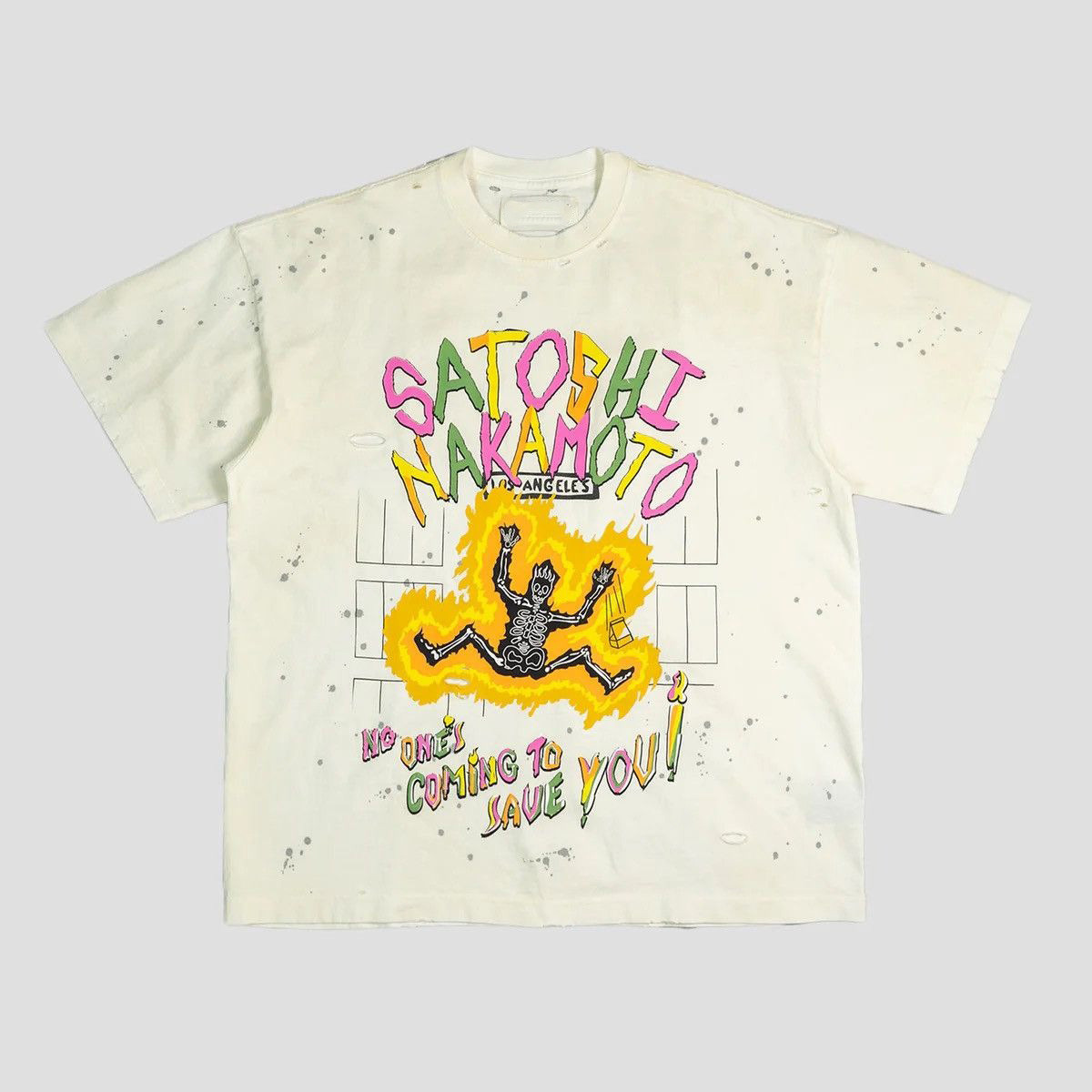 Satoshi Nakamoto No Ones Coming To Save You T-Shirt Bitcoin Crypto Streetwear Best Gift For Fans