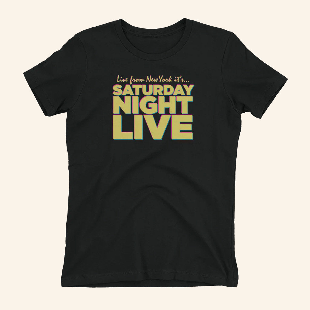 Saturday Night Live Merch Live From New York Black T-Shirt Gift Ideas For Husband Saturday Night Live Merch Live From New York Black T-Shirt Gift Ideas For Husband