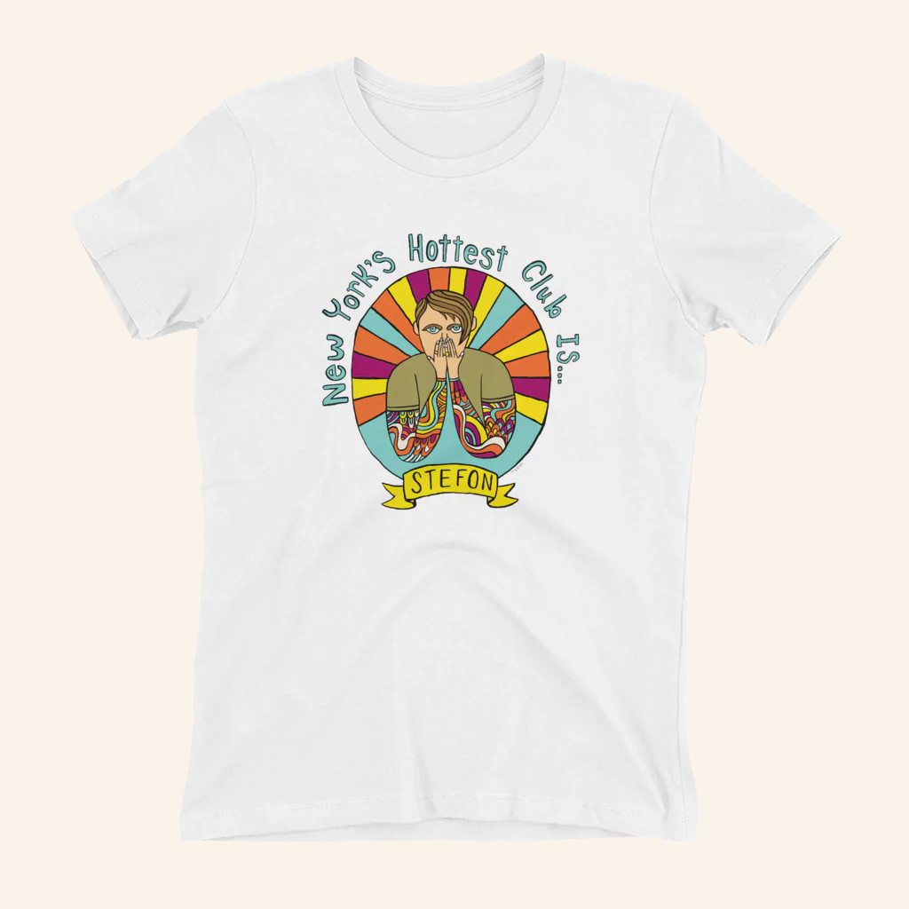 Saturday Night Live Merch New York's Hottest Club Is Stefon T-Shirt Stefon SNL Merch