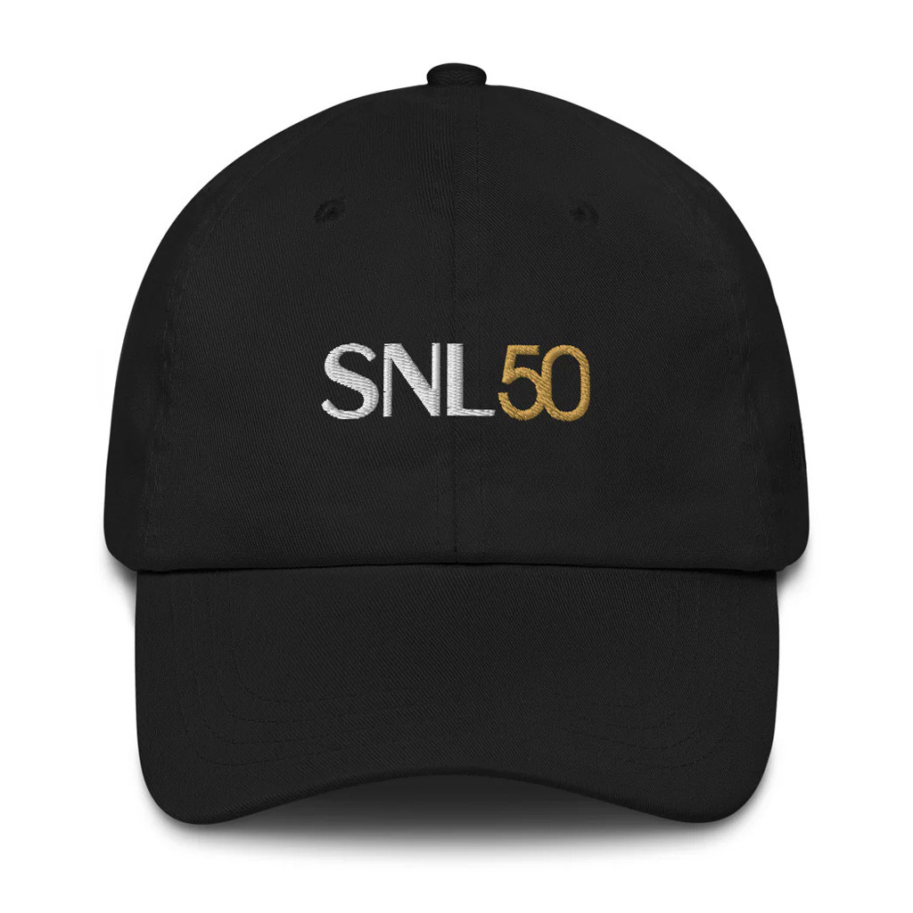 Saturday Night Live Merch SNL 50th Anniversary Embroidered Hat Gifts For Husband