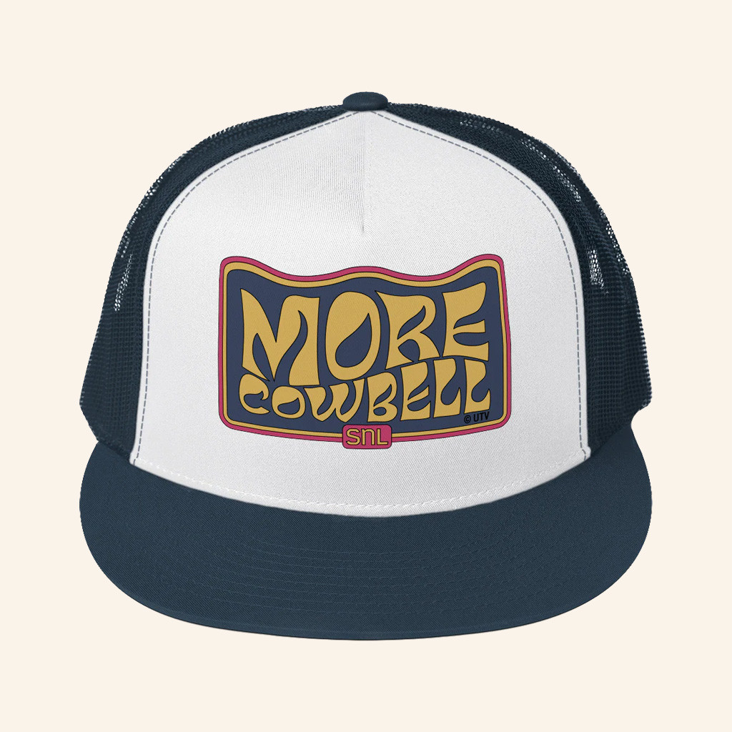 Saturday Night Live Merch SNL More Cowbell Snapback Trucker Hat Gifts For My Husband