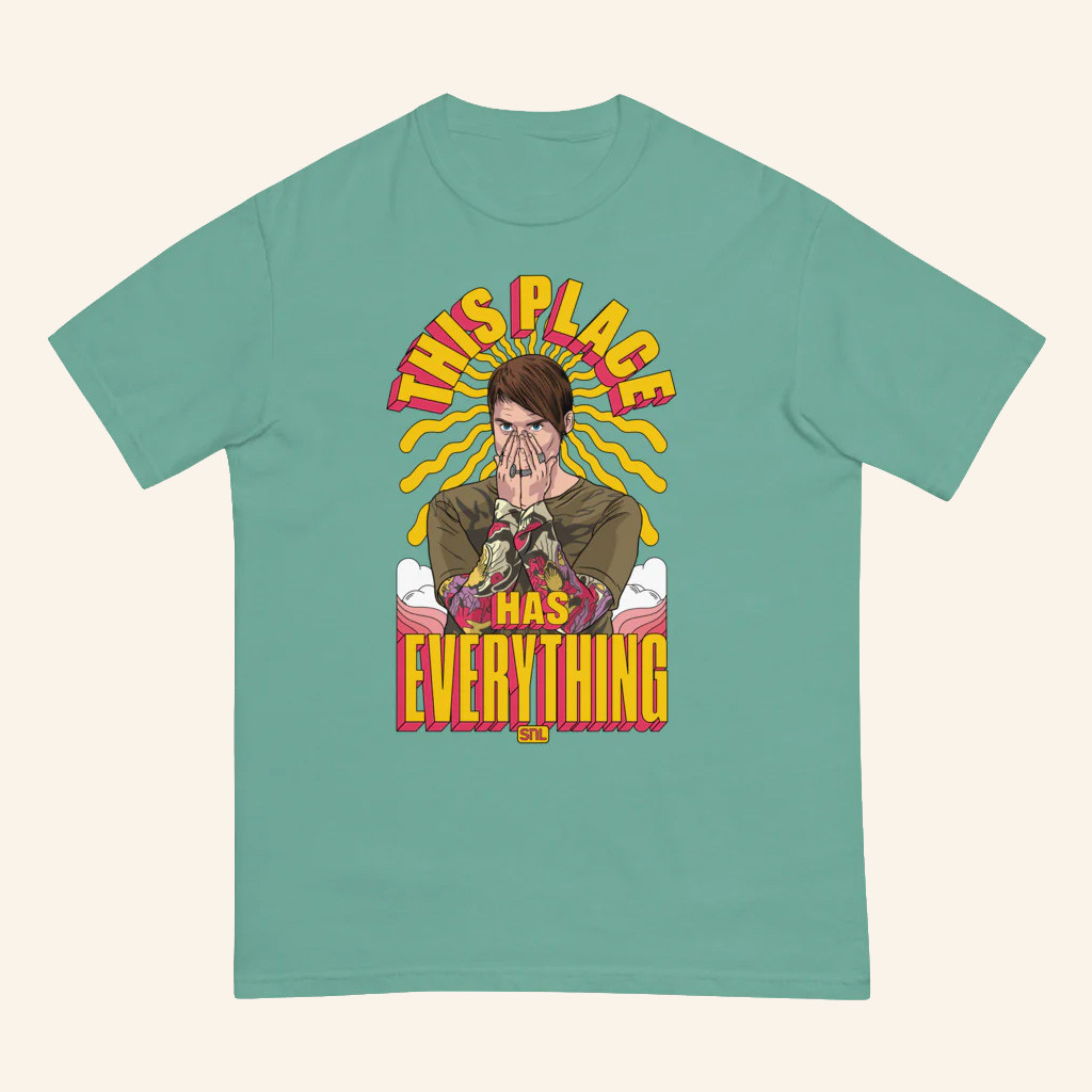 Saturday Night Live Merch Stefon T-Shirt This Place Has Everything Shirt Gifts For Brothers