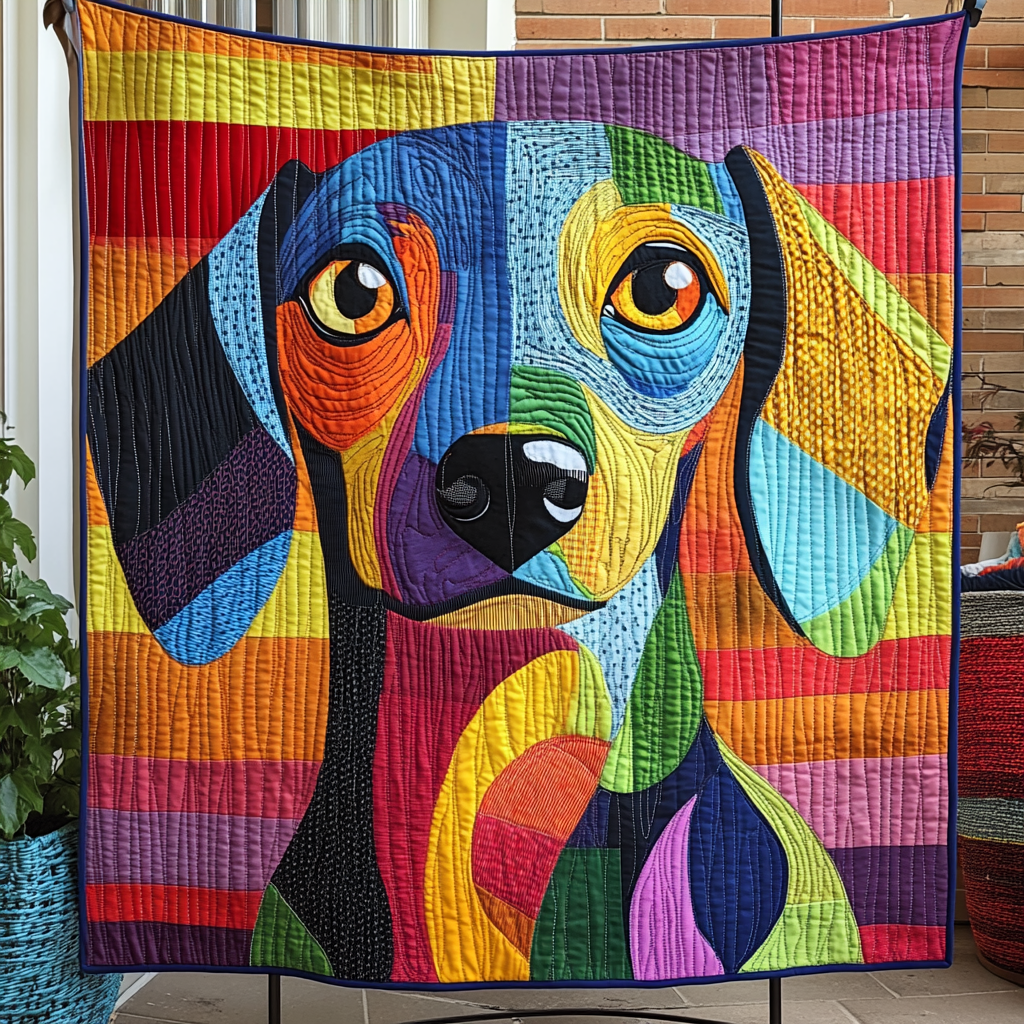 Sausage Stroll Quilted Blanket Gifts For New Dog Owners