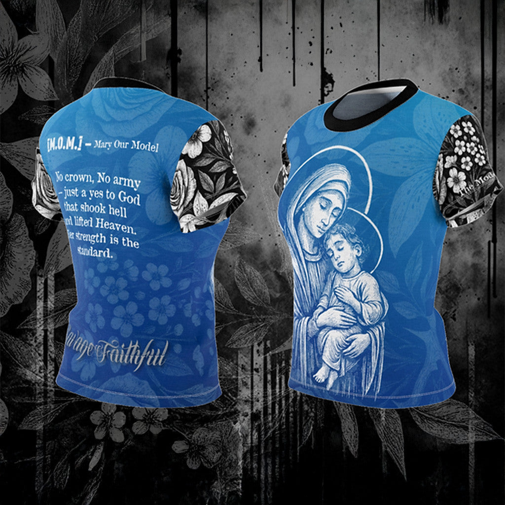 Savage Faithful MOM Mary Our Model Shirt Christian T-Shirt Gifts For Him Her Savage Faithful MOM Mary Our Model Shirt Christian T-Shirt Gifts For Him Her