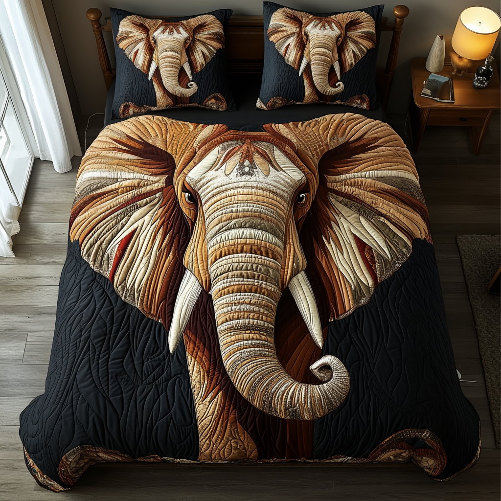 Savanna Guardian Quilted Bedding Set Perfect Bedroom Gift Set to Show You Care