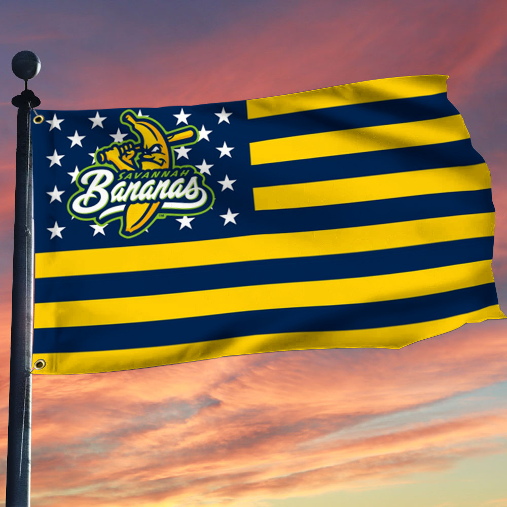 Savannah Bananas Nation Flag Baseball Player Gift Ideas