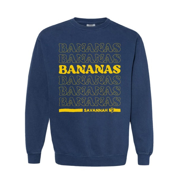 Savannah Bananas Sweatshirt The Bananas Ball Merch Funny Baseball Fan Gift Ideas