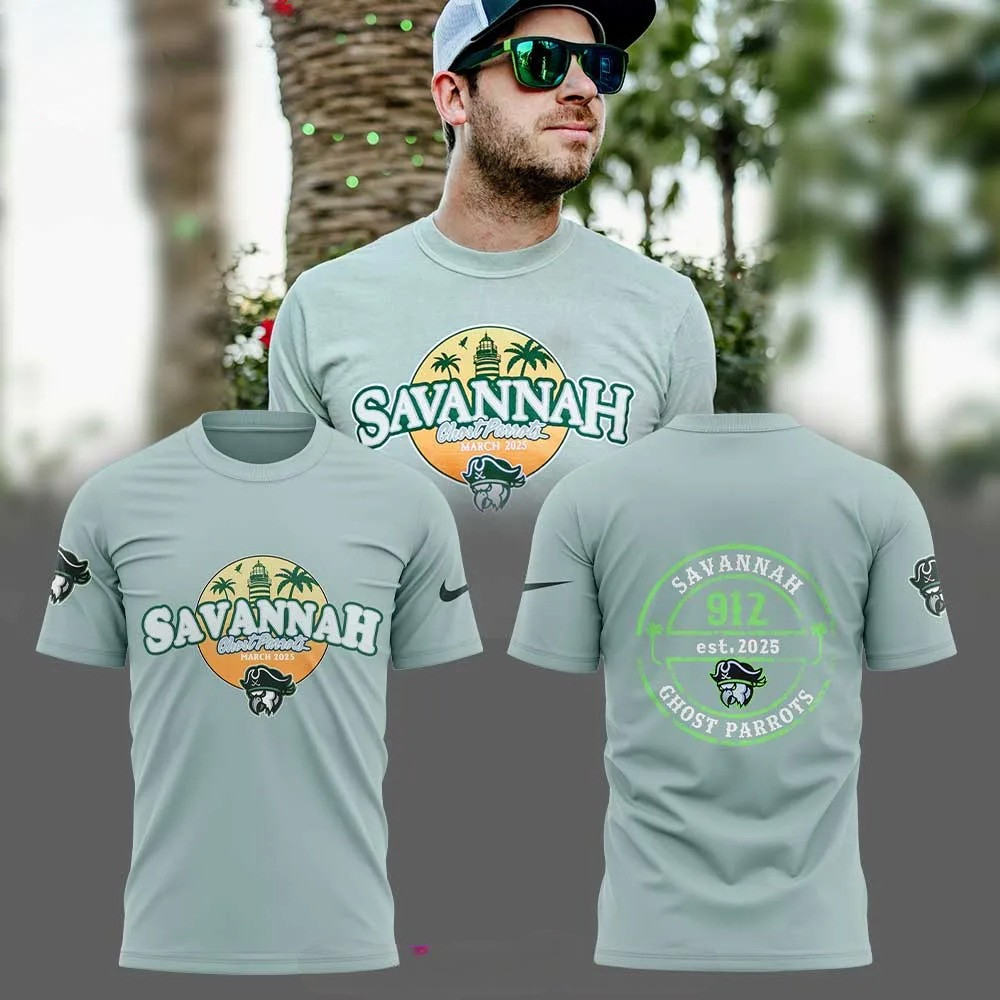 Savannah Ghost Pirates Parrots Style T-shirt Best Gifts For Hockey Fans