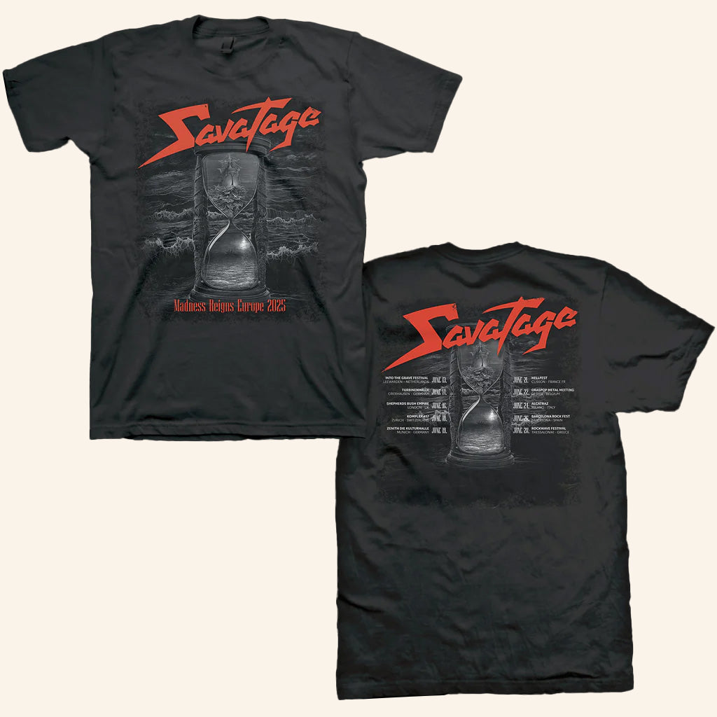 Savatage Merch Savatage Hourglass Eu 2025 Shirt Gifts For Brother Savatage Merch Savatage Hourglass Eu 2025 Shirt Gifts For Brother