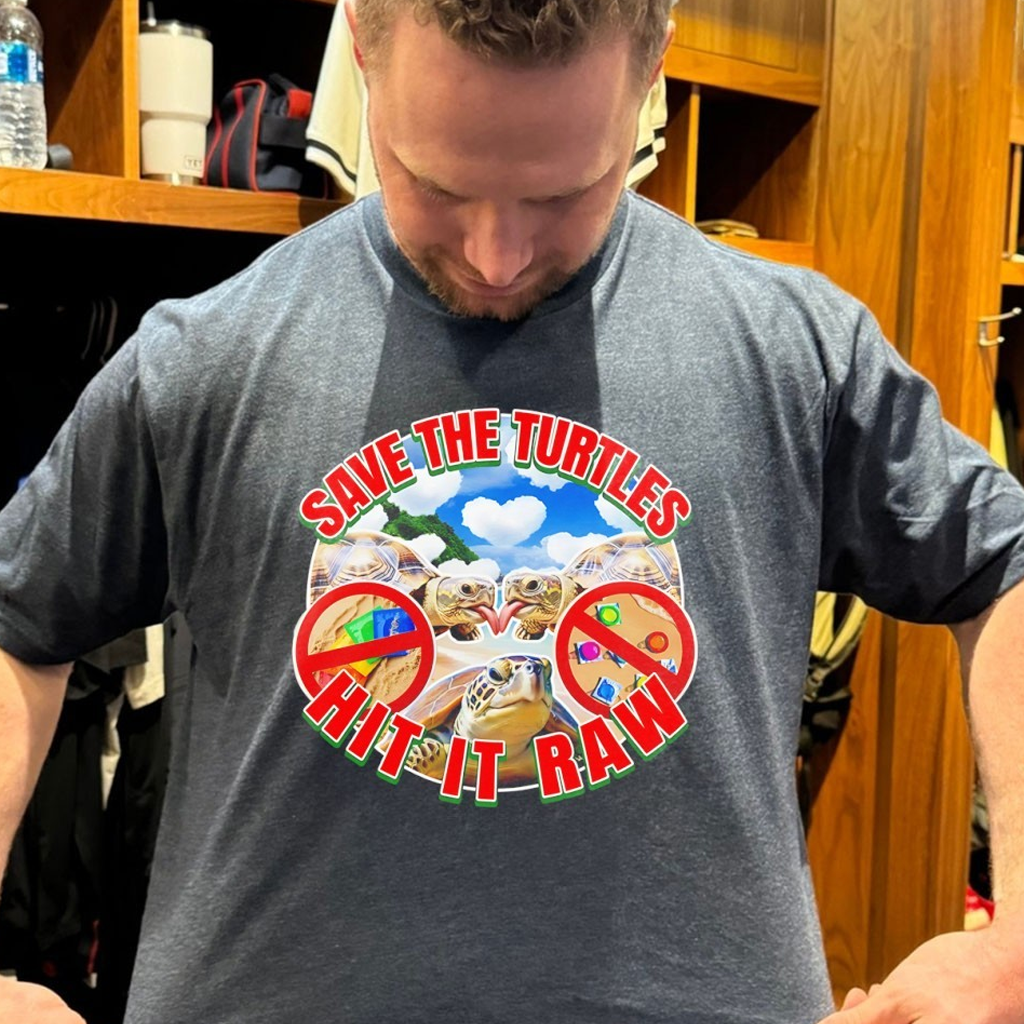 Save The Turtles Hit It Raw Graphic Shirt Unique Gift For Son