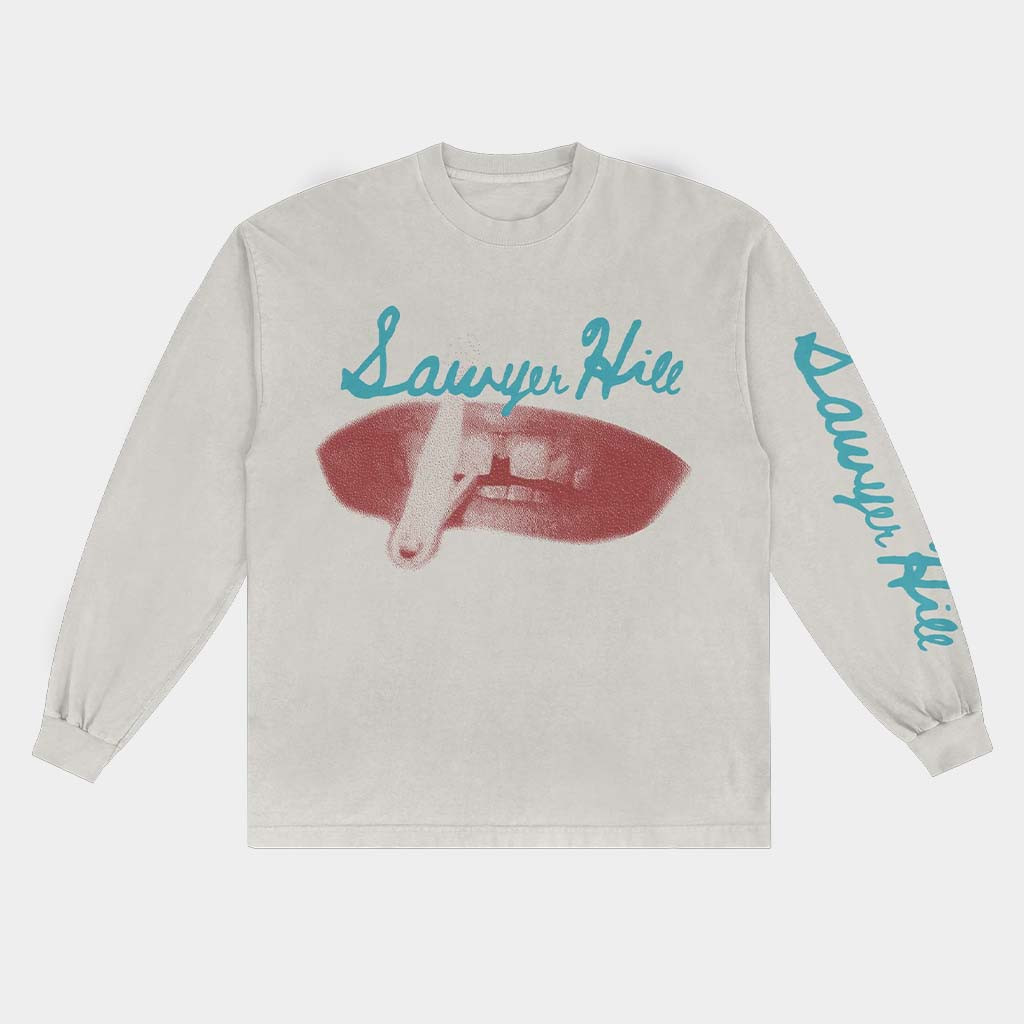 Sawyer Hill Music Merch Mouth Long Sleeve T-Shirt Presents For Music Lovers.