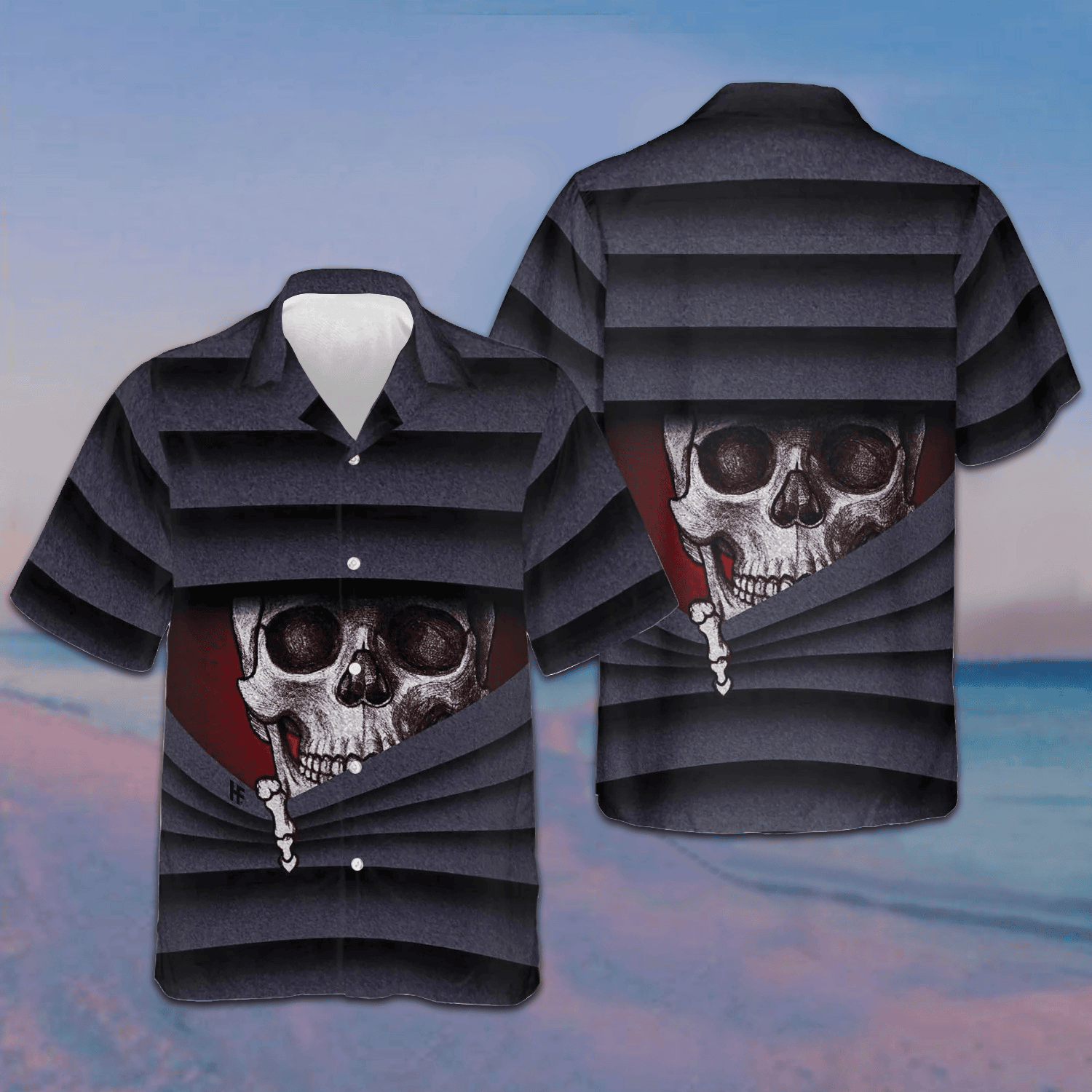Say Hello To Devil Halloween Hawaiian Shirt Horror Button Up Shirts Gifts For Men