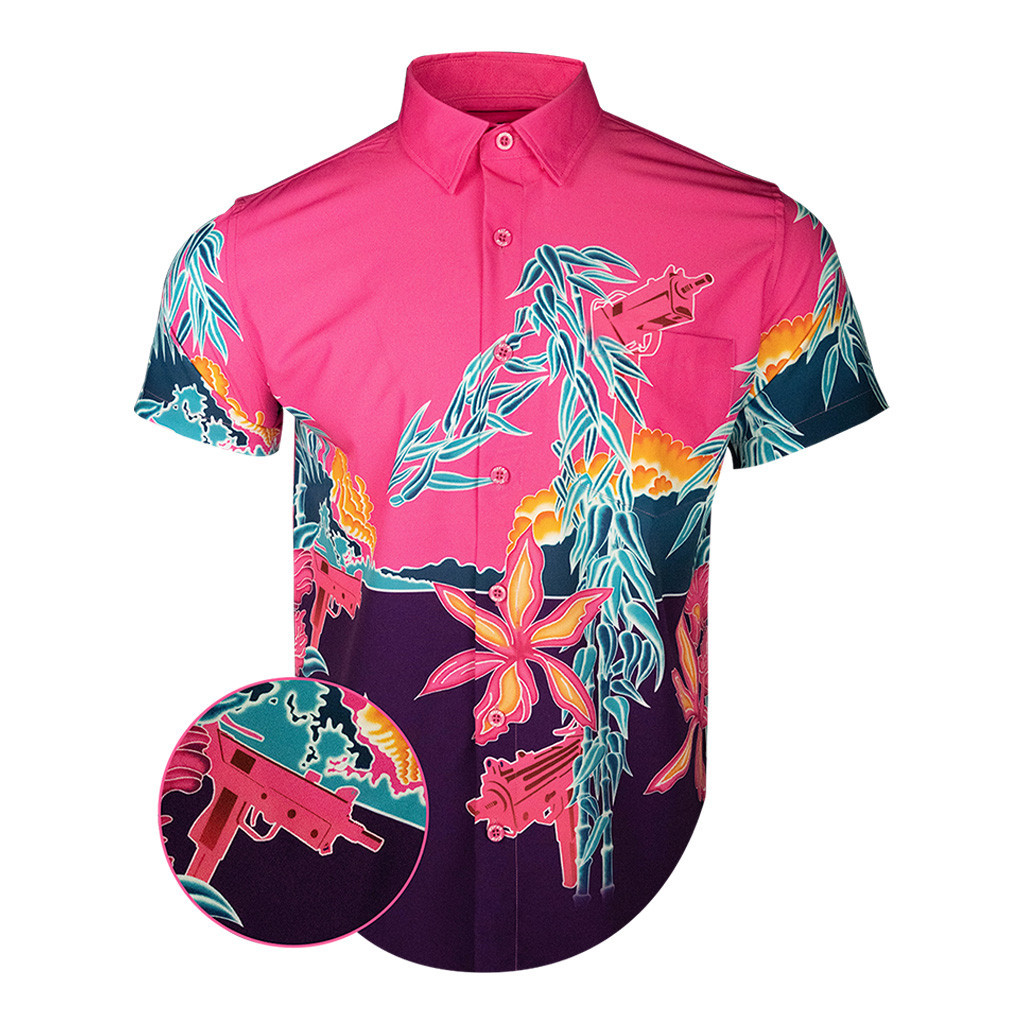 Scarface 2 Manny Button Down Shirt Tactical Hawaiian Shirt Christmas Gifts For Boyfriend