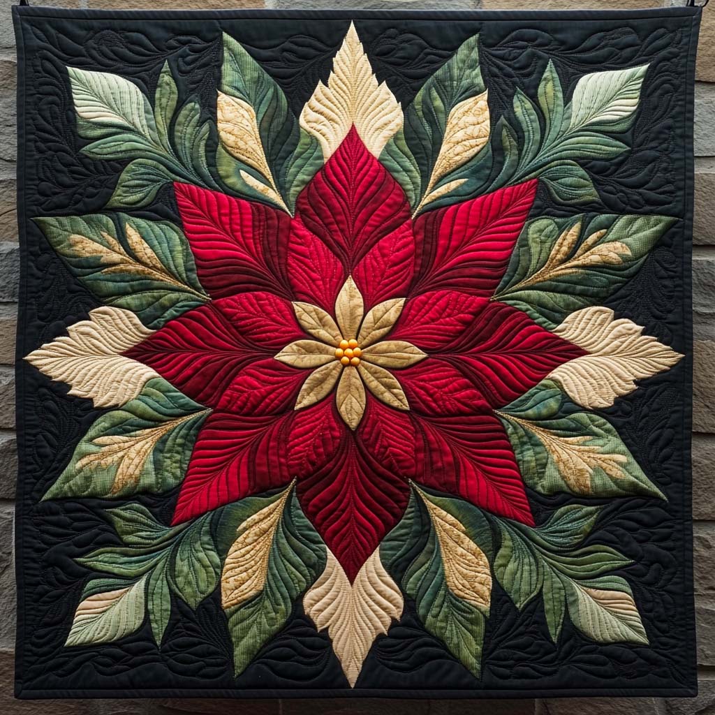 Scarlet Glow Quilted Bkanket Christmas Gifts For Parents