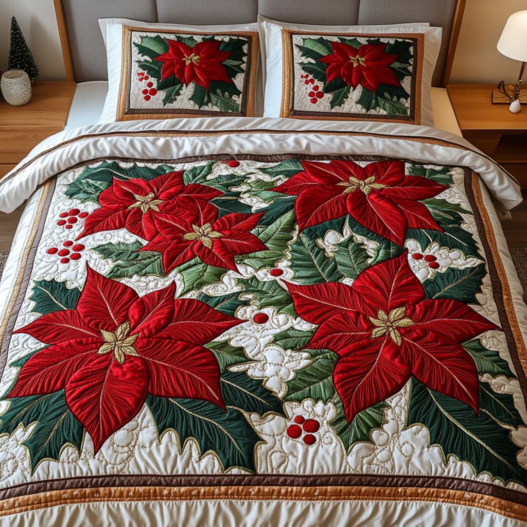 Scarlet Joy Quilted Bedding Set Bedroom Sets Queen Things To Get Your Wife For Christmas