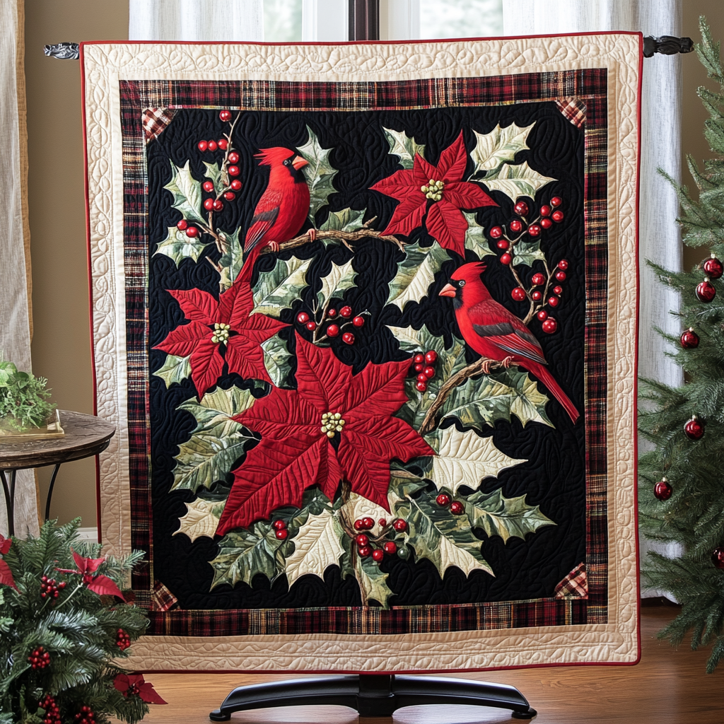 Scarlet Perch Quilted Blanket Cardinal Gifts For Mom