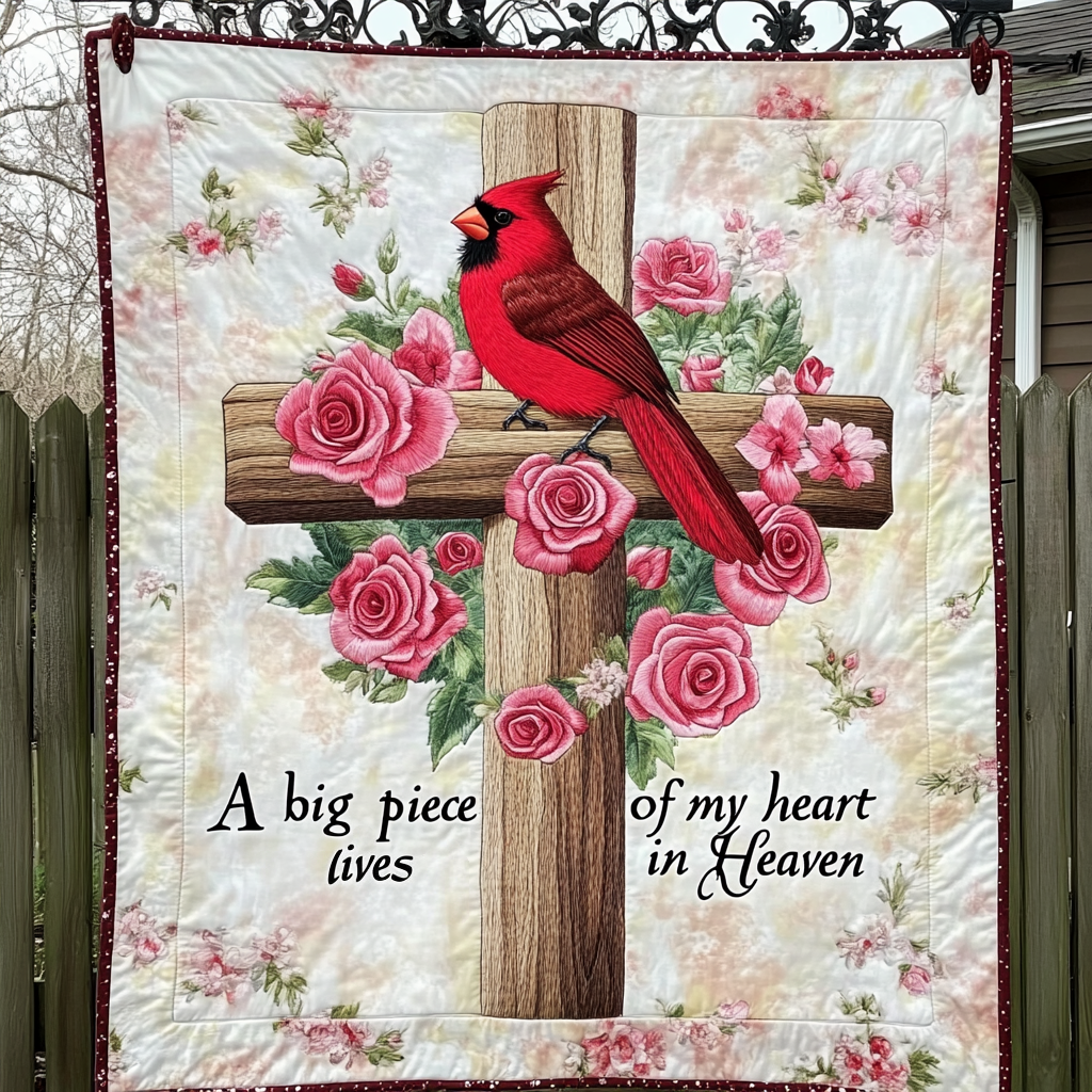 Scarlet Spirit Quilted Blanket Gift Ideas For Bird Lovers