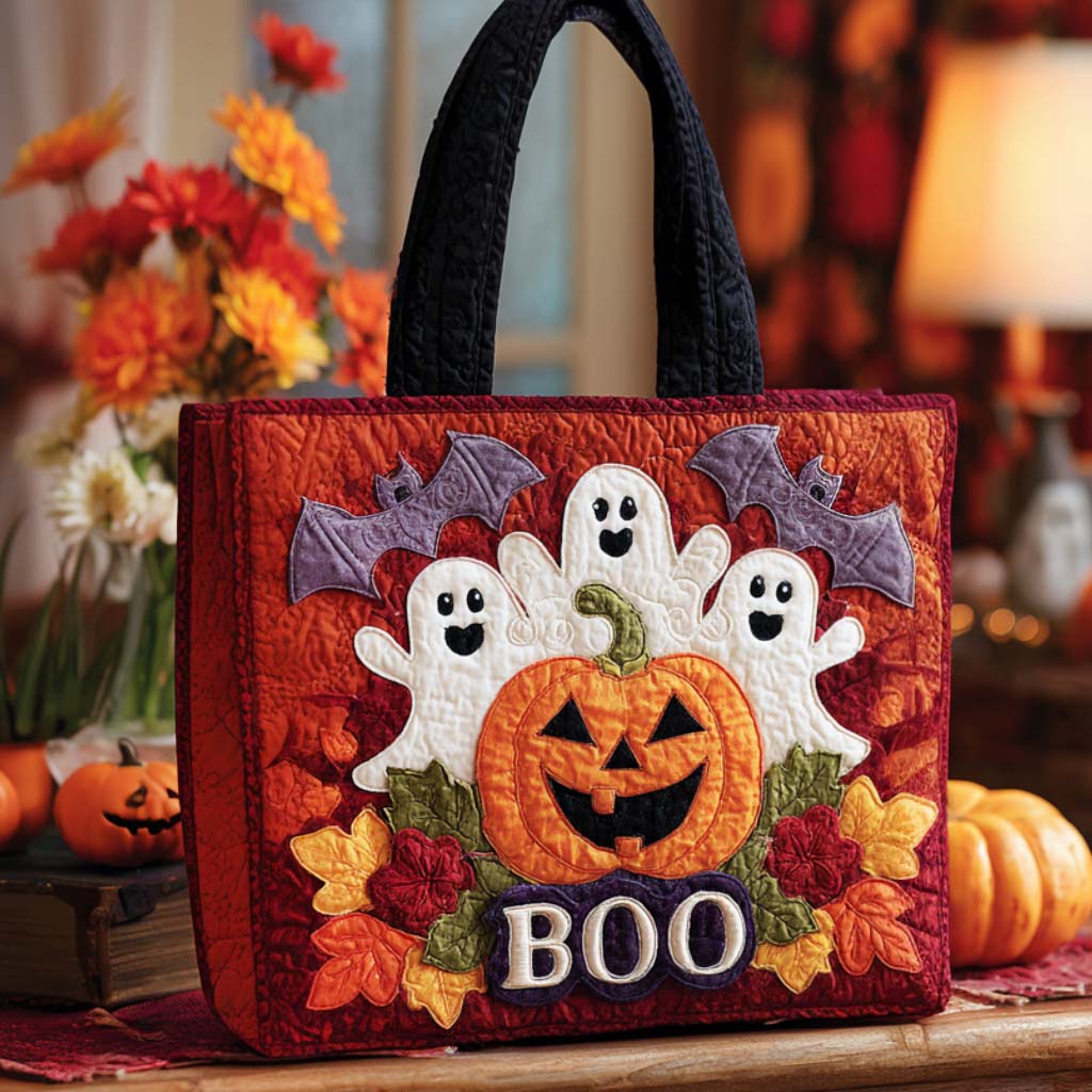 Scary Sweet Quilted Tote Bag Halloween Gift Ideas