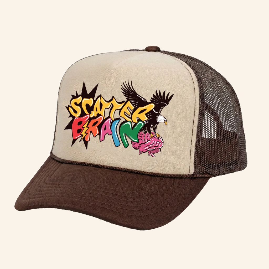 Scatterbrain Merch Brainstorm Trucker Hat Birthday Ideas For Brothers
