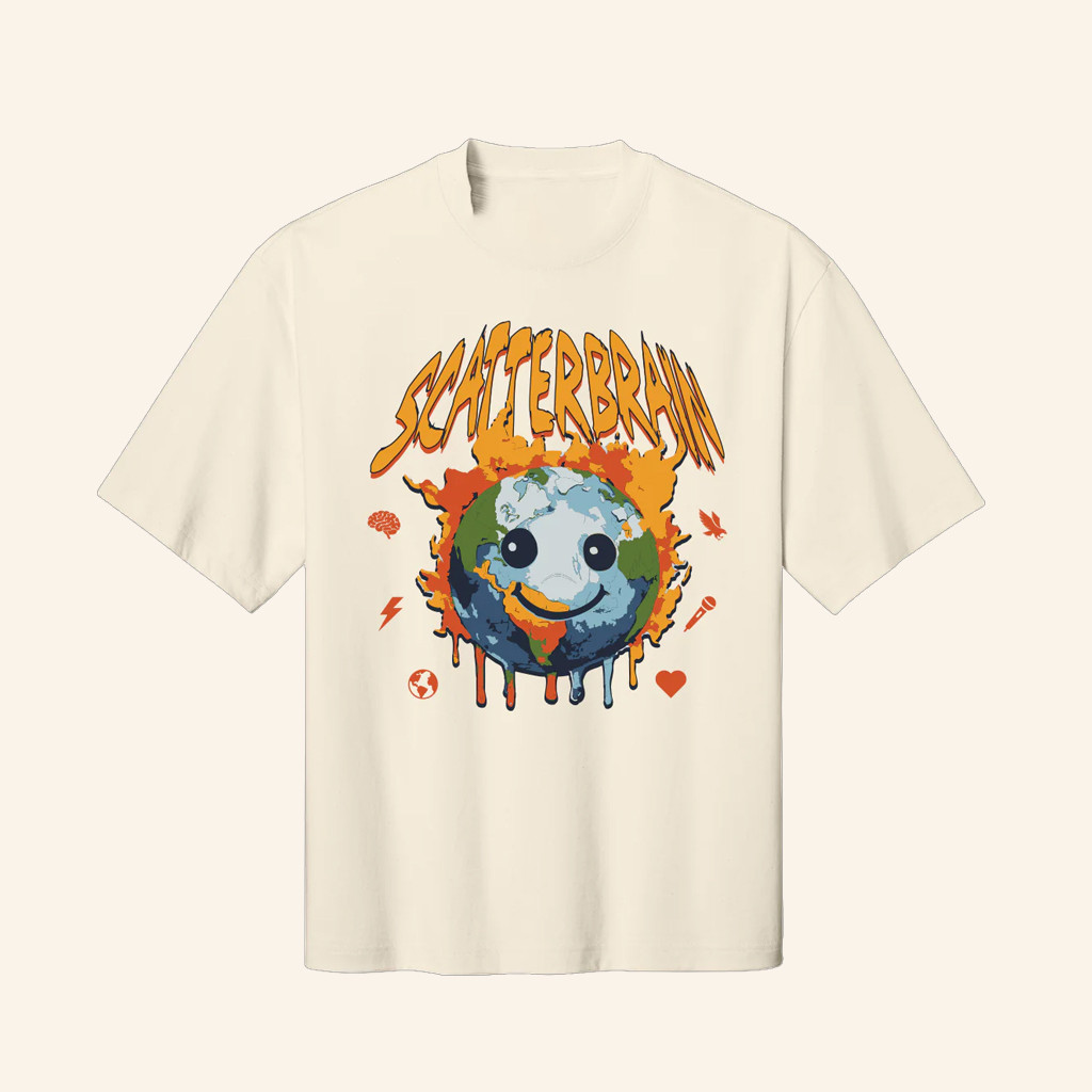 Scatterbrain Merch World T-Shirt Birthday Presents For Girlfriend Scatterbrain Merch World T-Shirt Birthday Presents For Girlfriend
