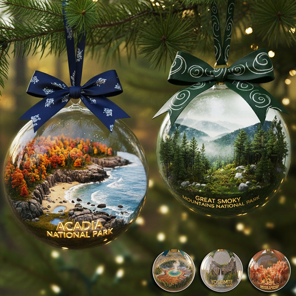 Scenic Landscape Acrylic Ornament - Gifts For Christmas - Xmas Ornament Gift Scenic Landscape Acrylic Ornament - Gifts For Christmas - Xmas Ornament Gift