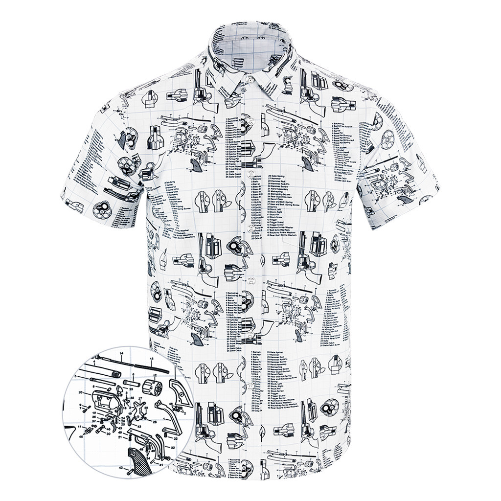 Schematics Button Down Shirt Tactical Aloha Shirt Christmas Gifts For Him Schematics Button Down Shirt Tactical Aloha Shirt Christmas Gifts For Him