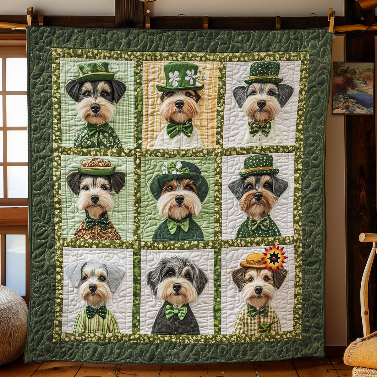Schnauzer Luck Day Holiday Throws Blanket Christmas Presents For My Wife