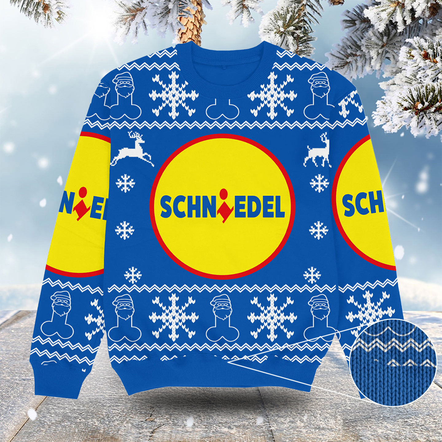 Schniedel Christmas Ugly Sweater Cute Xmas Apparel Best Gift Ideas For Brothers