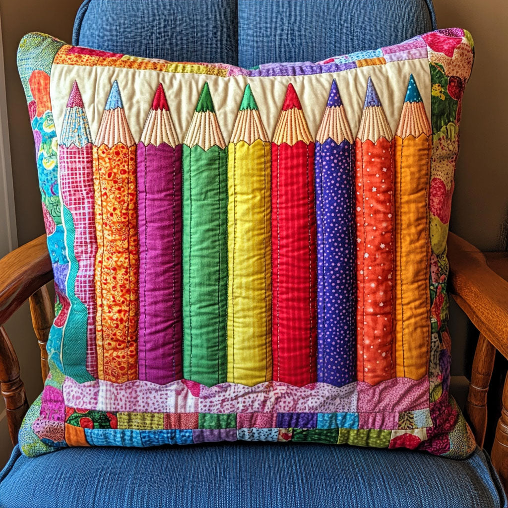 School Days Stripes Quilted Pillow Case Best Cool Pillow Cases Back To School Gifts For Adults