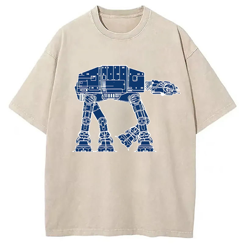 Science Fiction Washed T-Shirt Retro Humor Outfit Idea Gifts For Brother