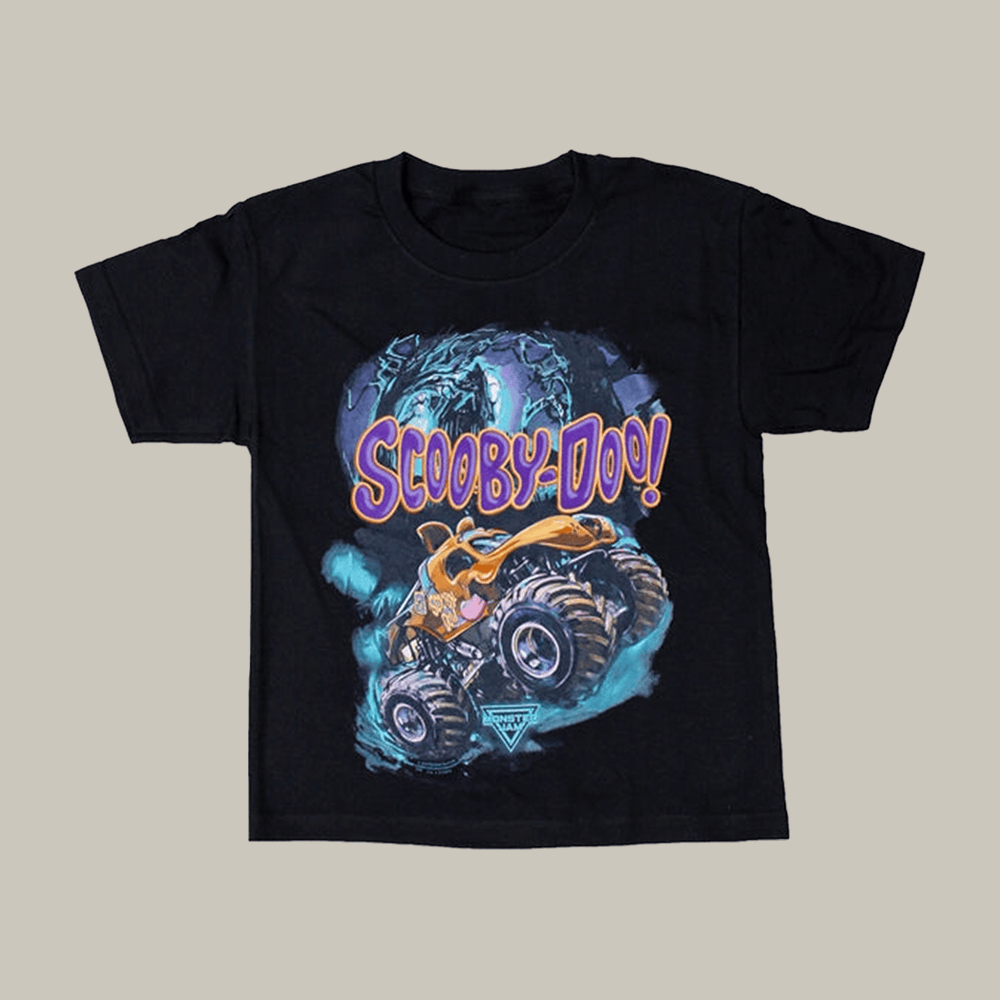 Scooby-Doo Retro Monster Jam T-Shirt Monster Jam Clothes Best Gifts For Truck Lovers