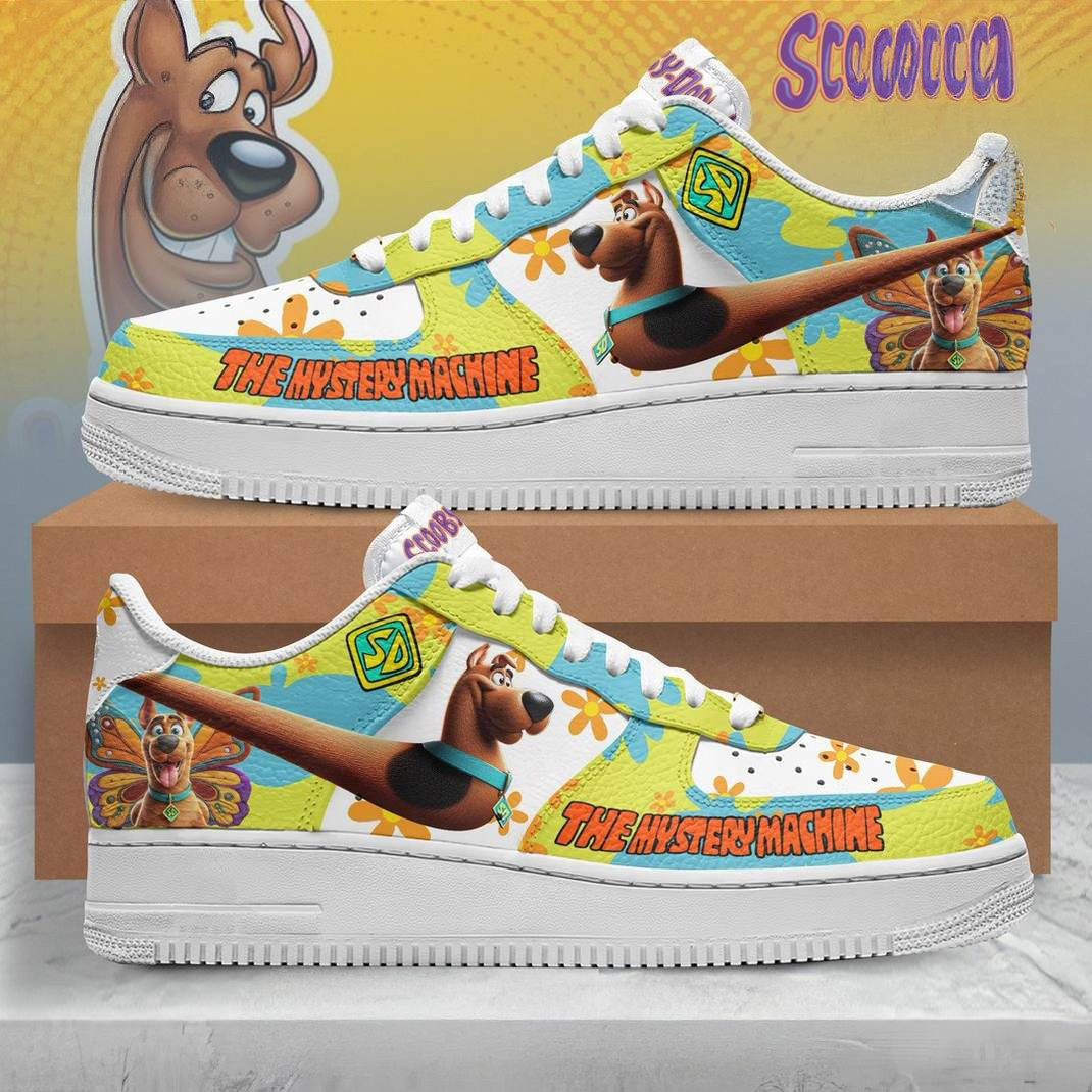 Scooby-Doo The Mystery Machine Air Force 1 Sneaker Gifts For Husband