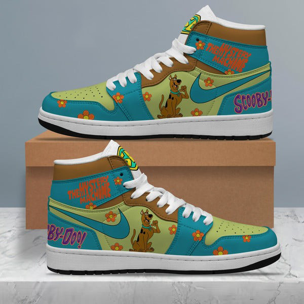 Scooby Doo The Mystery Machine Air Jordan 1 Sneakers Gifts For Fans