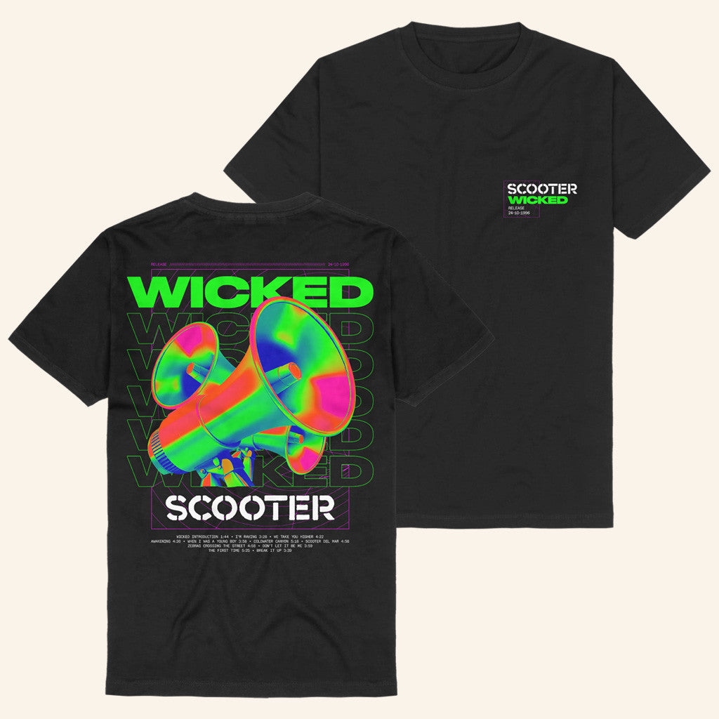 Scooter Merch Wicked Megaphone Shirt Cool Gifts For Music Lovers Scooter Merch Wicked Megaphone Shirt Cool Gifts For Music Lovers