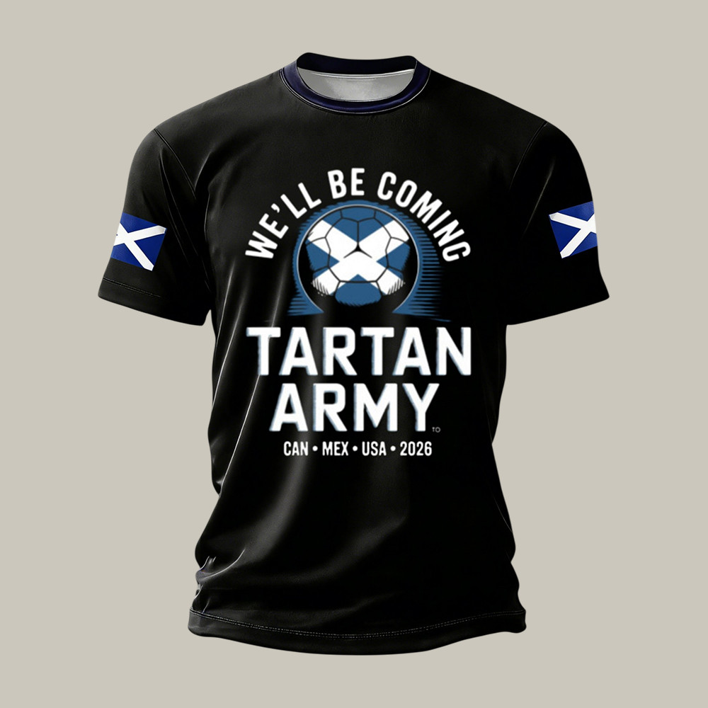 Scotland 2026 FIFA World Cup T-Shirt 2026 World Cup Clothes Soccer Lover Present Idea