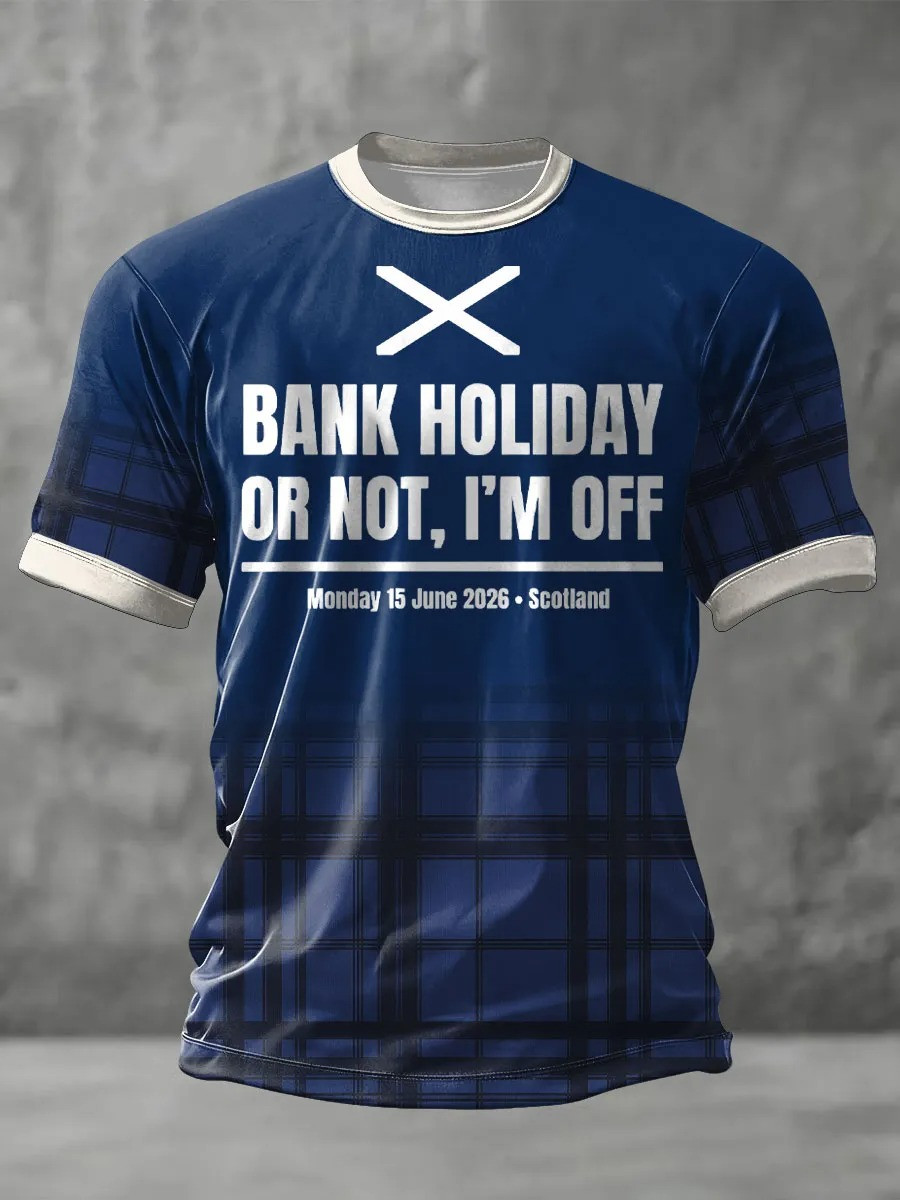 Scotland Bank Holiday Football Shirt Tartan Army 2026 World Cup Best Gift For Scottish Fans