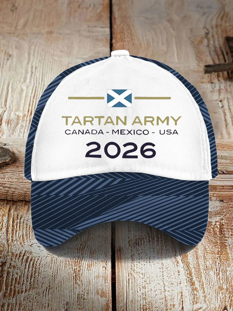 Scotland FIFA World Cup 2026 Baseball Hat Tartan Army Tour Fan Gear Soccer Gift For Fans