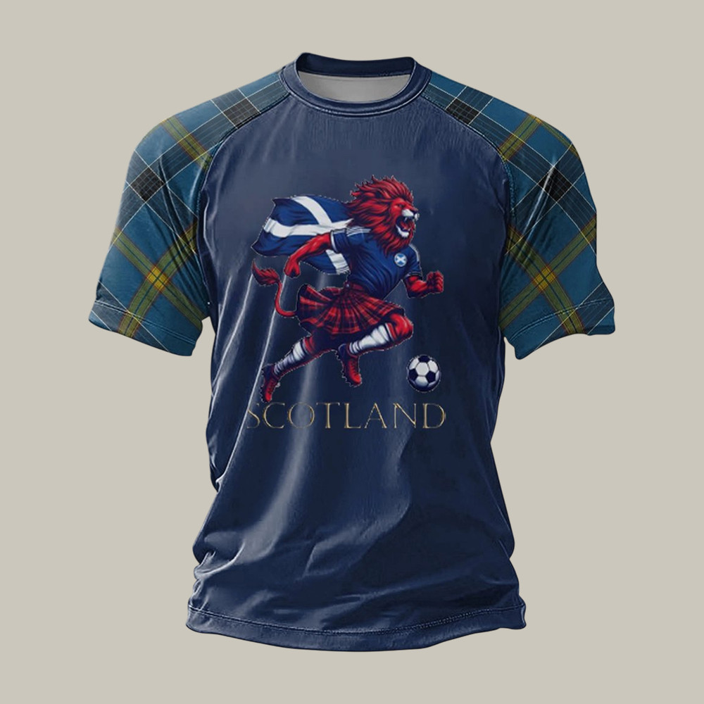 Scotland FIFA World Cup 2026 Lion T-Shirt Game Day Soccer Shirt 2026 World Cup Gear