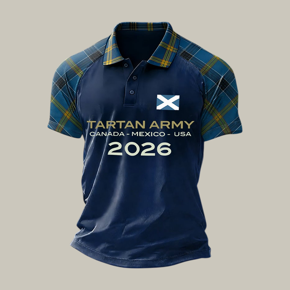Scotland FIFA World Cup 2026 Polo Shirt Game Day Shirt Soccer Lover Gift For Brother