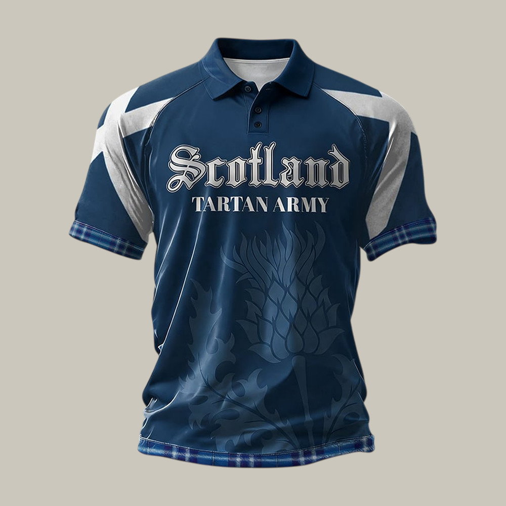 Scotland FIFA World Cup 2026 Polo Shirt Game Day Shirt World Cup Gear