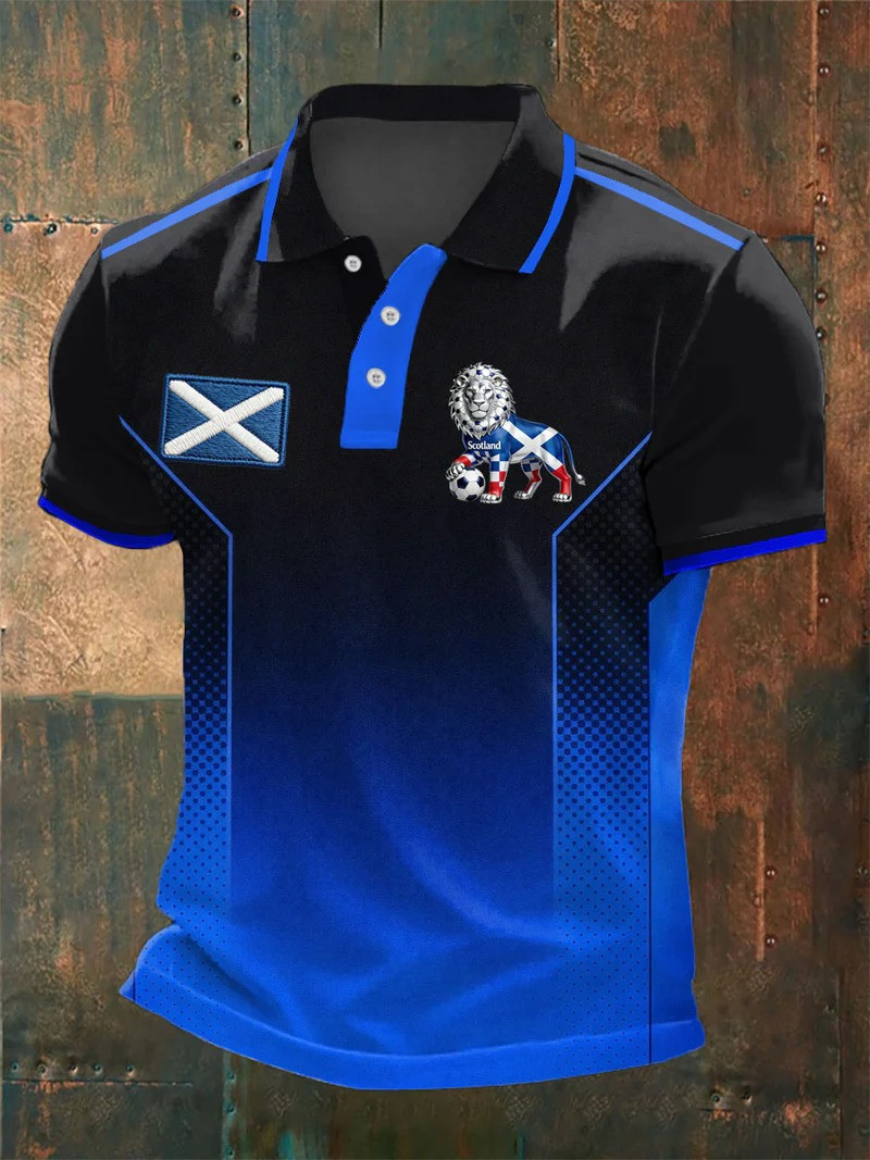 Scotland FIFA World Cup 2026 Polo Shirt Scottish Lion Fan Gear Soccer Lover Gift For Fans