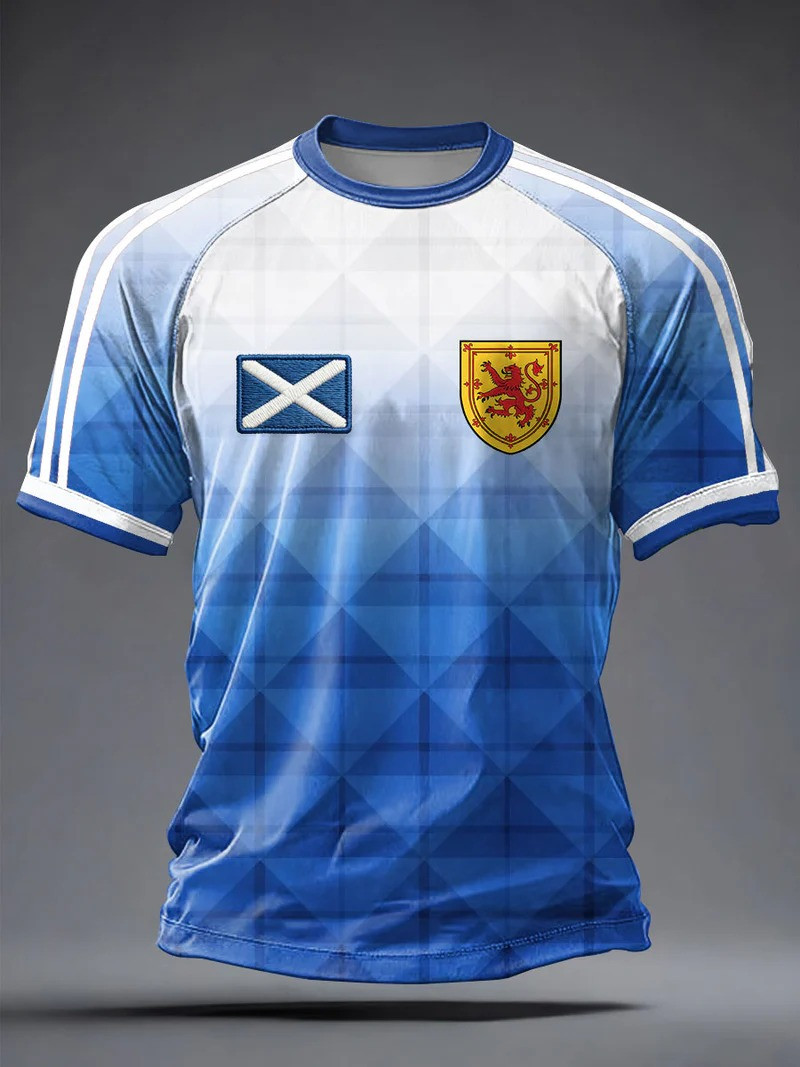 Scotland FIFA World Cup 2026 T Shirt Scotland Crest Fan Gear Soccer Supporter Gift For Men