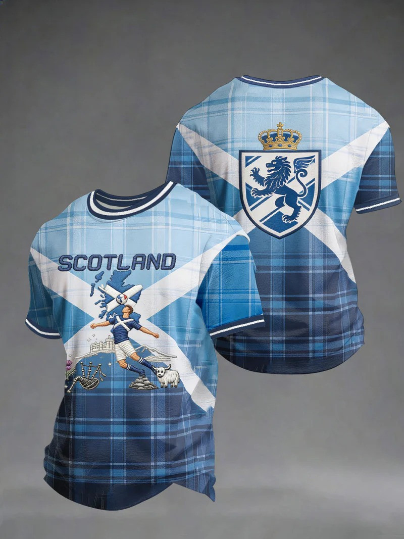 Scotland FIFA World Cup 2026 T Shirt Scottish Knight Fan Gear Soccer Supporter Gift For Men