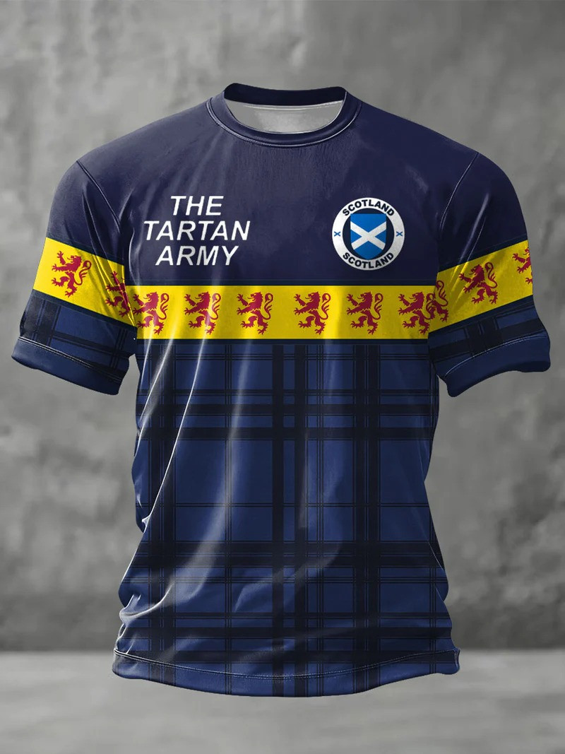 Scotland FIFA World Cup 2026 T Shirt Tartan Army Fan Gear Football Supporter Gift For Dad