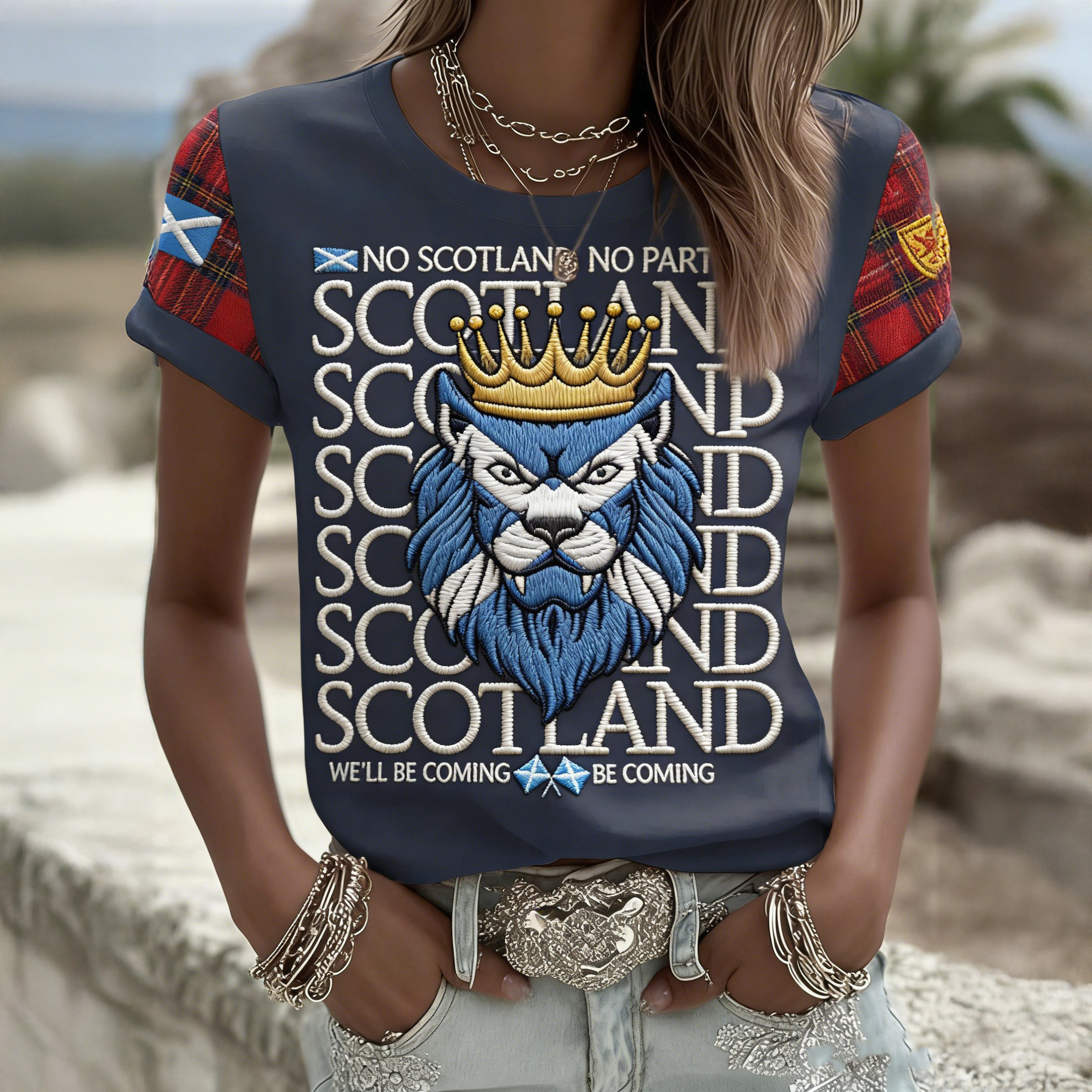 Scotland No Scotland No Party 2026 T-Shirt 2026 FIFA World Cup Shirt Mother's Day Gift