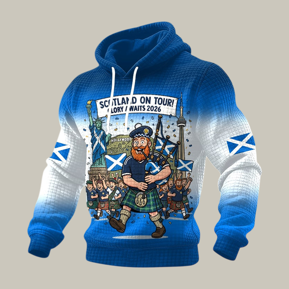 Scotland On Tour Hoodie FIFA World Cup Team Apparel Soccer Lover Gift