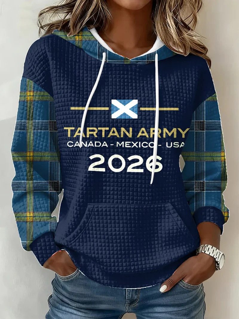 Scotland Tartan Army 2026 World Cup Hoodie Canada Mexico USA Fan Gear Gift For Scotland Fans