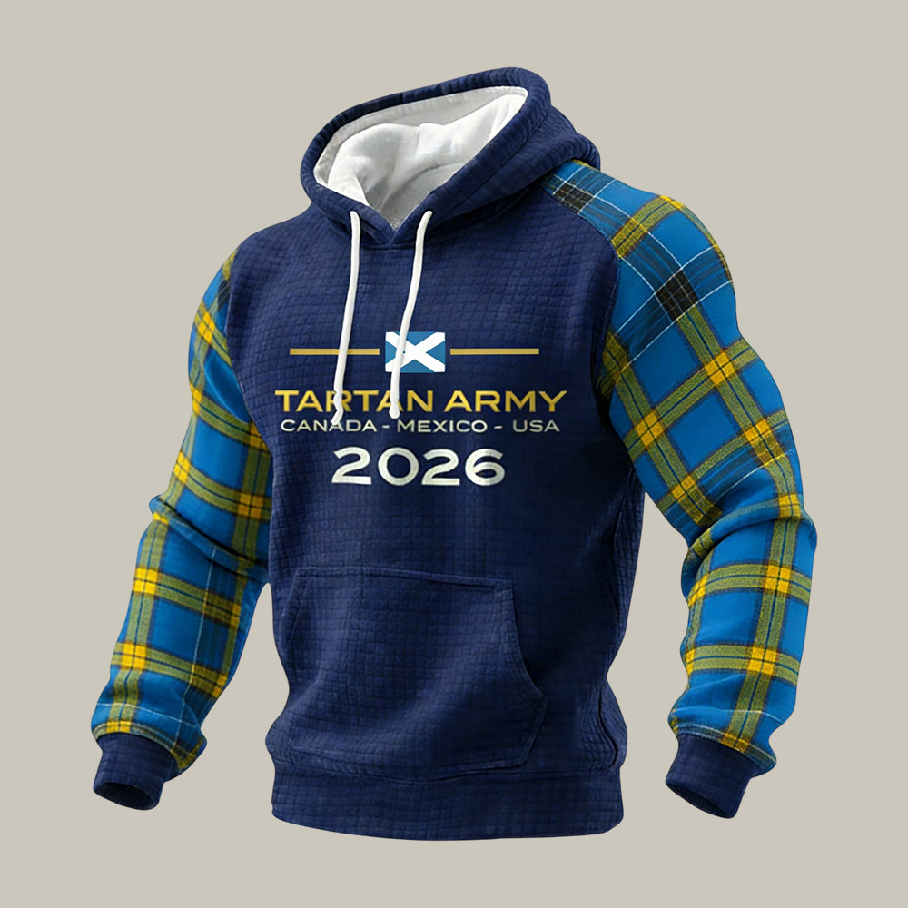 Scotland Tartan Army FIFA World Cup 2026 Hoodie Soccer Apparel Game Day Gear